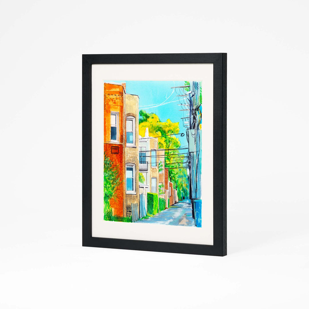 Custom watercolor house portrait – hand-painted from photo