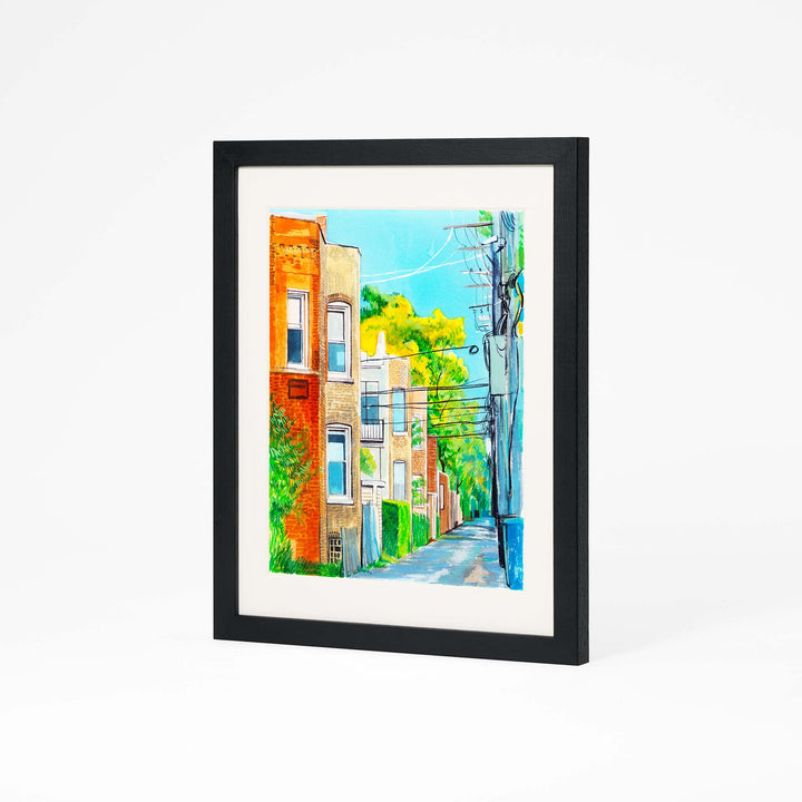 Custom watercolor house portrait – hand-painted from photo